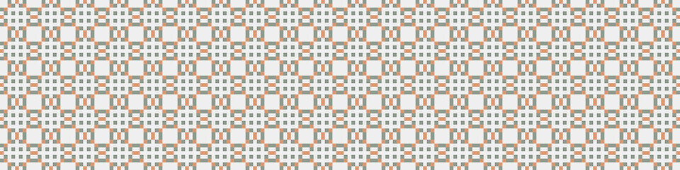 Fototapeta premium Abstract Cross Pattern Dots Logo generative computational art illustration