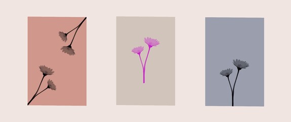 symbol logo design botanical card wedding template