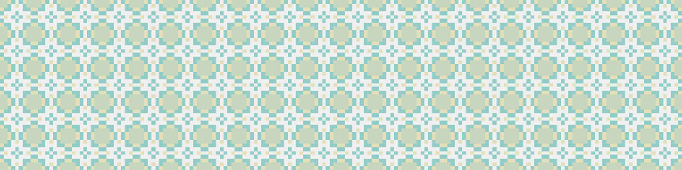 Abstract Cross Pattern Dots Logo generative computational art illustration