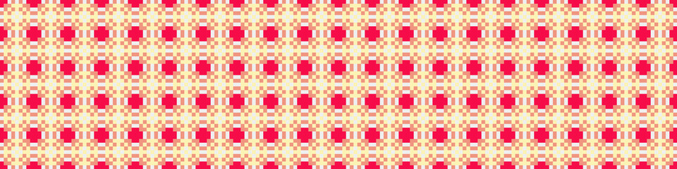 Fototapeta premium Abstract Cross Pattern Dots Logo generative computational art illustration