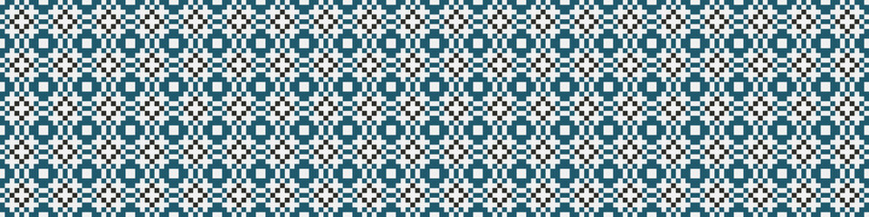 Abstract Cross Pattern Dots Logo generative computational art illustration