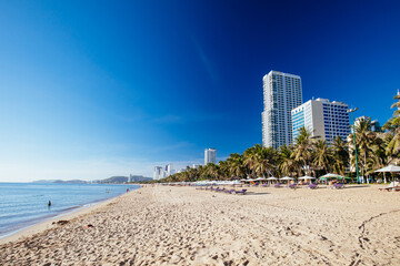 Nha Trang Main Beach in Vietnam