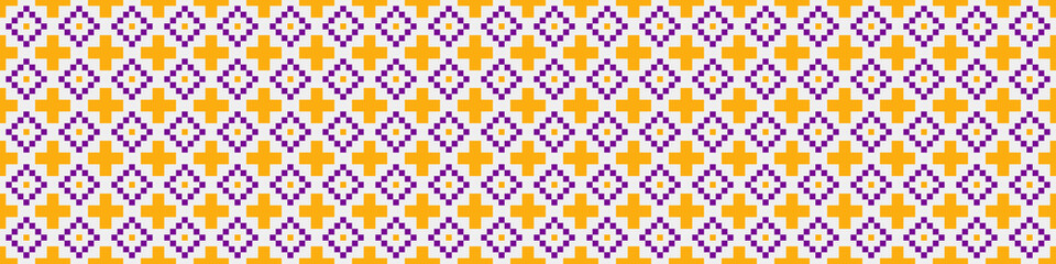 Abstract Cross Pattern Dots generative computational art illustration