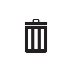 trash icon symbol sign vector