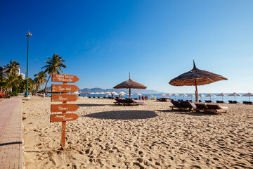 Nha Trang Main Beach in Vietnam