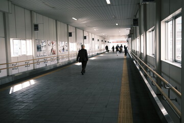 盛岡駅の連絡通路