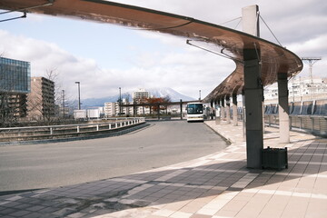 盛岡駅から見る岩手山