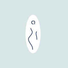 woman silhouette icon vector	