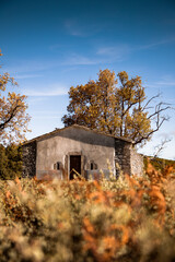 Old house in autumn