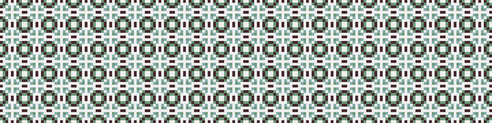 Abstract Cross Pattern Dots Logo generative computational art illustration