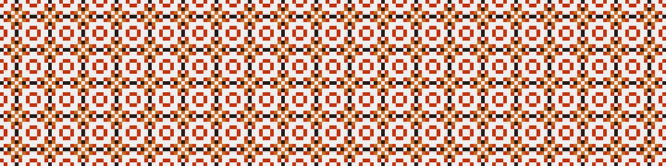 Abstract Cross Pattern Dots Logo generative computational art illustration