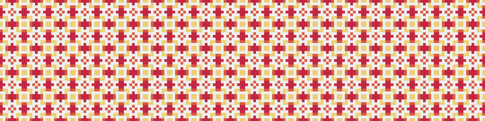 Abstract Cross Pattern Dots Logo generative computational art illustration