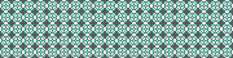 Abstract Cross Pattern Dots Logo generative computational art illustration