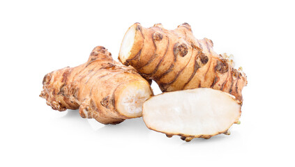 sunchoke isolated on the white background.