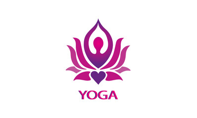 Yoga Logo , Logo Yoga , Lotus	