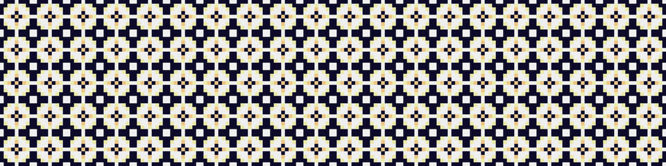 Abstract Cross Pattern Dots Logo generative computational art illustration