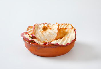 Dried apple chips
