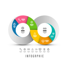 Infographic Design with Endless Icon