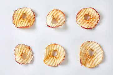 Dried apple chips