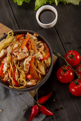 Лапша удон японская кухня фуд ъёмка