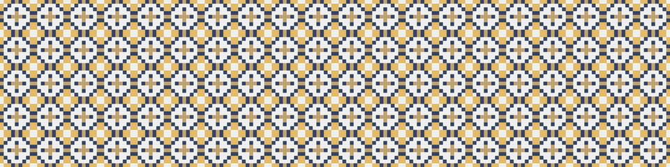 Abstract Cross Pattern Dots Logo generative computational art illustration