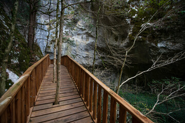 Fototapeta premium Horma Canyon, Kure Mountains National Park. Kastamonu, Turkey.