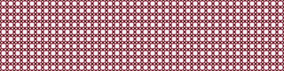 Fototapeta premium Abstract Cross Pattern Dots Logo generative computational art illustration