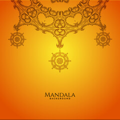 beautiful mandala design decorative background