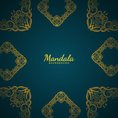 beautiful mandala design decorative background