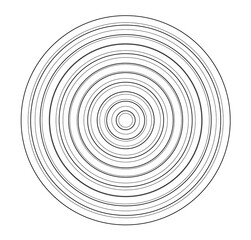 Concentric circle elements. Element for graphic web design, Template for print, textile, wrapping, decoration, vector illustration