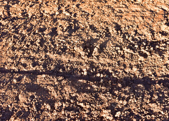 The texture of the ground layer of the earth. Sand background