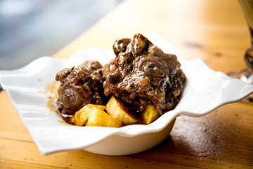 Traditional Spanish tapas snack, appetizer