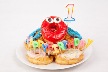 Birthday Cake Of One Year Old Baby