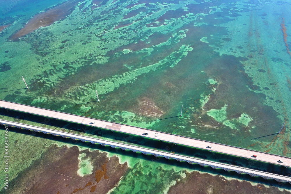 Canvas Prints The road over Florida Keys to Key West