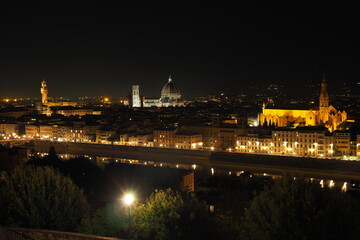 Fototapeta na wymiar night view of Florence