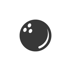 Bowling ball icon vector illustration graphic design