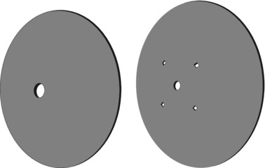 Agricultural disc equipment vector illustration white background  Farm machinery