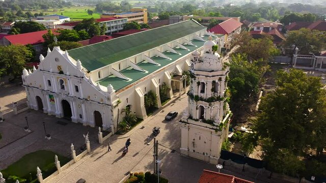 Vigan Cathedral. This structure depicts the remnants left by the spaniards during thier reign in the Philippines. St. Paul Cathedral in the UNESCO World Heritage Site, Vigan Northern Luzon, Philippine