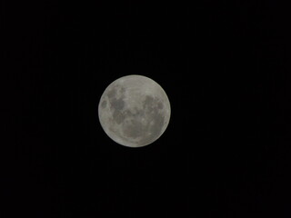 Fototapeta premium Super moon on December 2017
