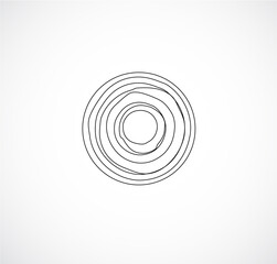 vector hand drawn circles using sketch drawing scribble circle line