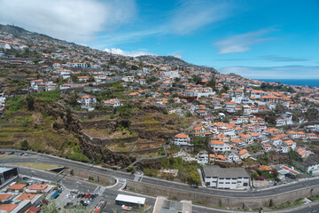 Funchal city in Portugal