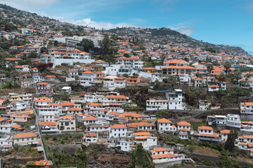 Funchal city on Madeira Island