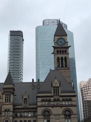 TORONTO CITY HALL BUILDING IN THE COUNTRY OF CANADA ON A CLOUDY DAY