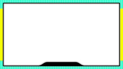 attractive colorful frame with copy space and shadows