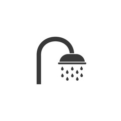 Shower icon in flat style Vector modern flat style