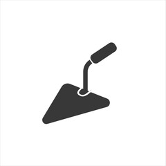 Trowel building icon vector illustration modern flat style