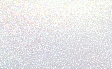 White iridescent sparkling texture. Light glittering background. Xmas pastel decor.