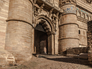 Fort Gwalior and Mans Singh Palace, India