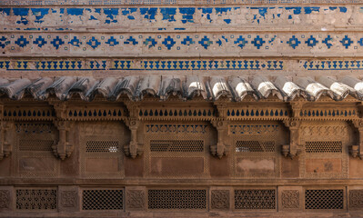 Fort Gwalior and Mans Singh Palace, India