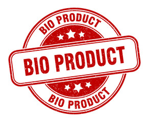 bio product stamp. bio product label. round grunge sign
